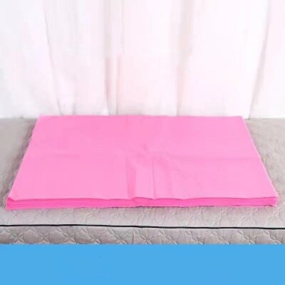 Disposable Pink Non-Woven Sheet For Eyelashes U pillow 40*70cm 100pcs