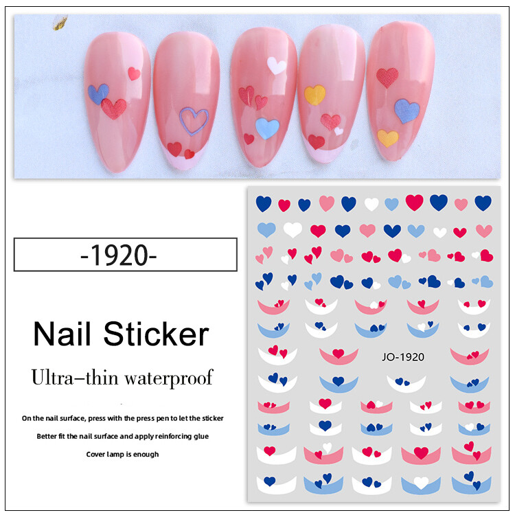 Heart Nail Sticker 1920