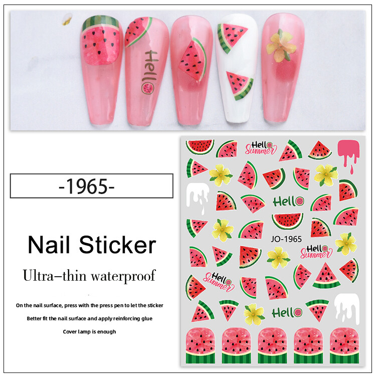 Watermelon Nail Sticker - 1965