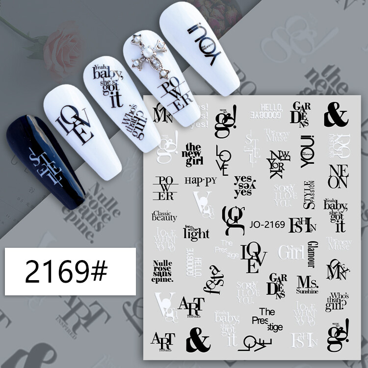 Nail Sticker - 2169 Letter