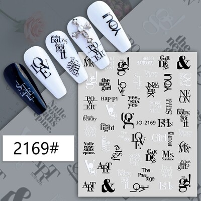 Nail Sticker - 2169 Letter