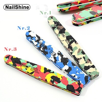 NailShine camouflage Sponge Buffer 100/180 (10pcs per pack)