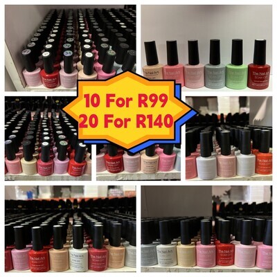 Clearance Sale - 7.5ml Gel Polish 10pcs (Different Colours Send random ONLY )