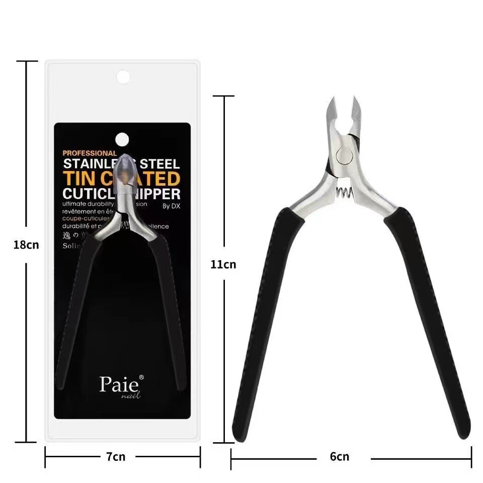 Cuticle Trimmer, Professional Cuticle Nippers Remover Tools, Non-Slip Silicone Handle Cuticle Cutter Remover