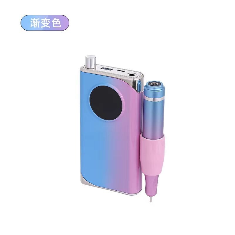 Portable Rechargeable Cordless Nail Drill Machine UV401 40000rpm Colourful