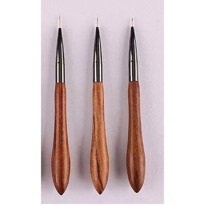 3pcs Sandalwood Striping Brush