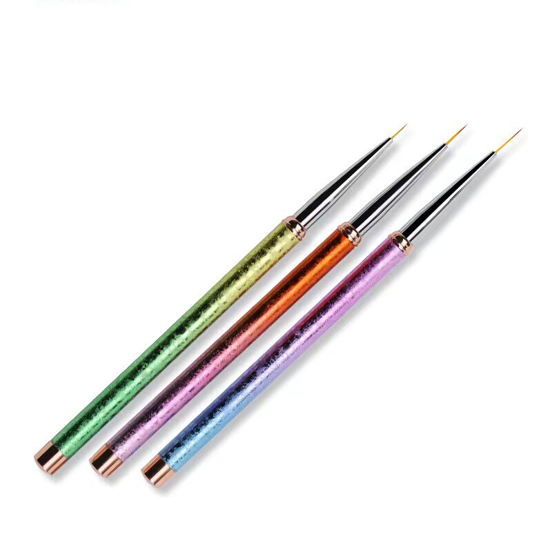 3pcs Matte Gradual Striping Brush