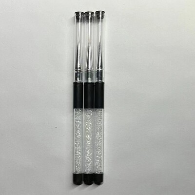 3pcs Diamond Striping Brush with lid