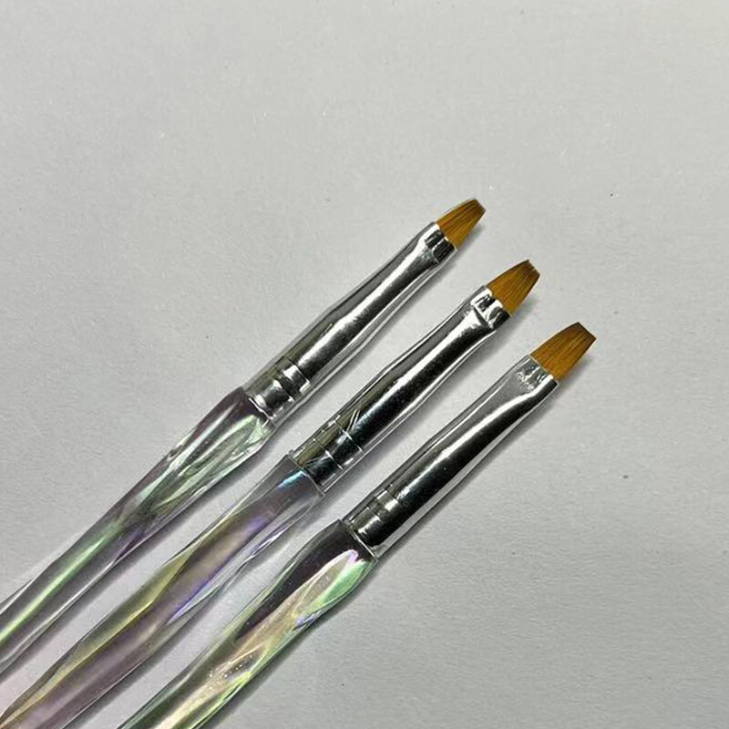 3pcs Flat Gel Brush Set