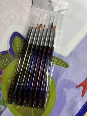 7pcs Colorful Small  Nail Art Pens