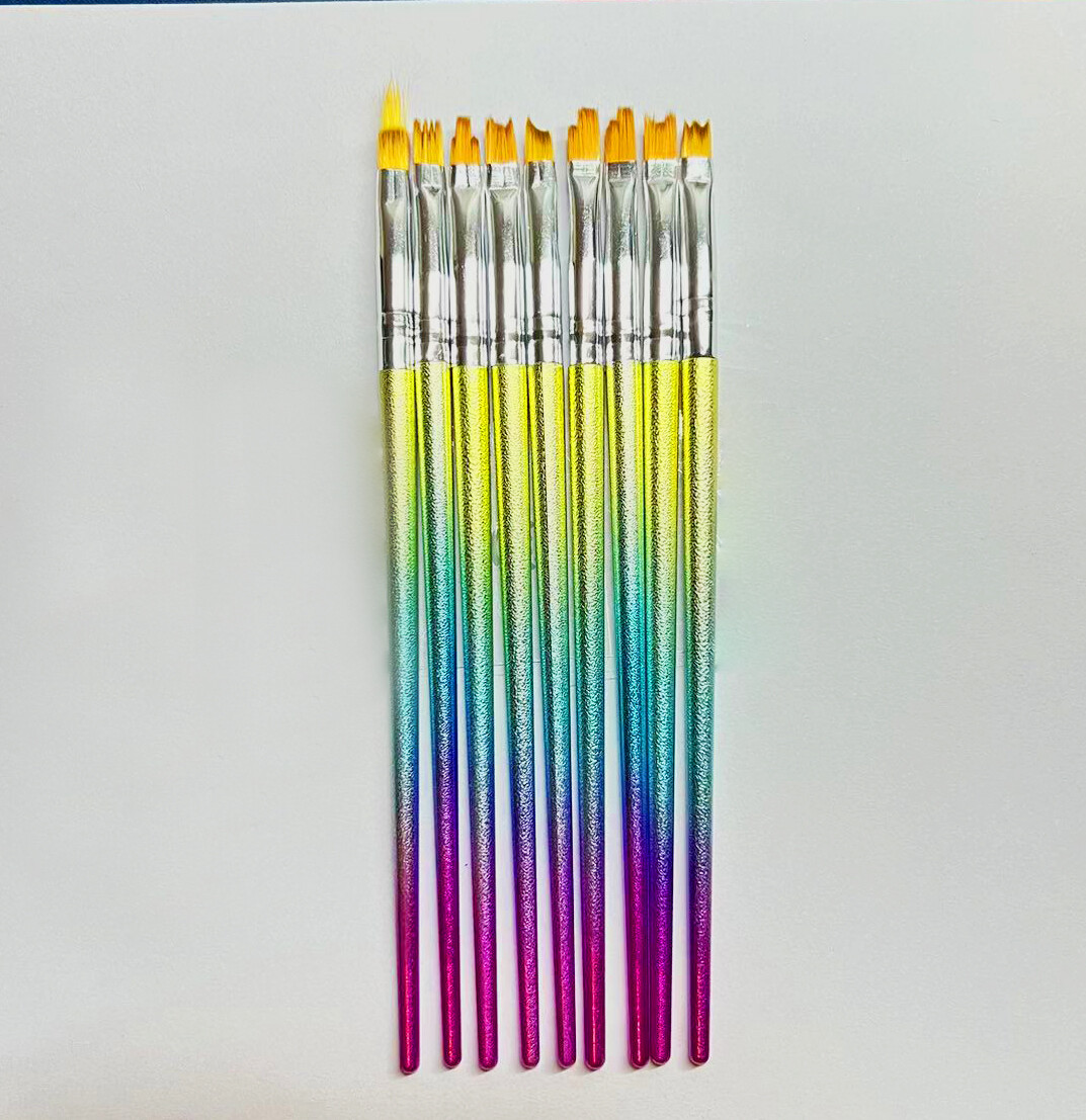 9pcs Manicure Art Brush