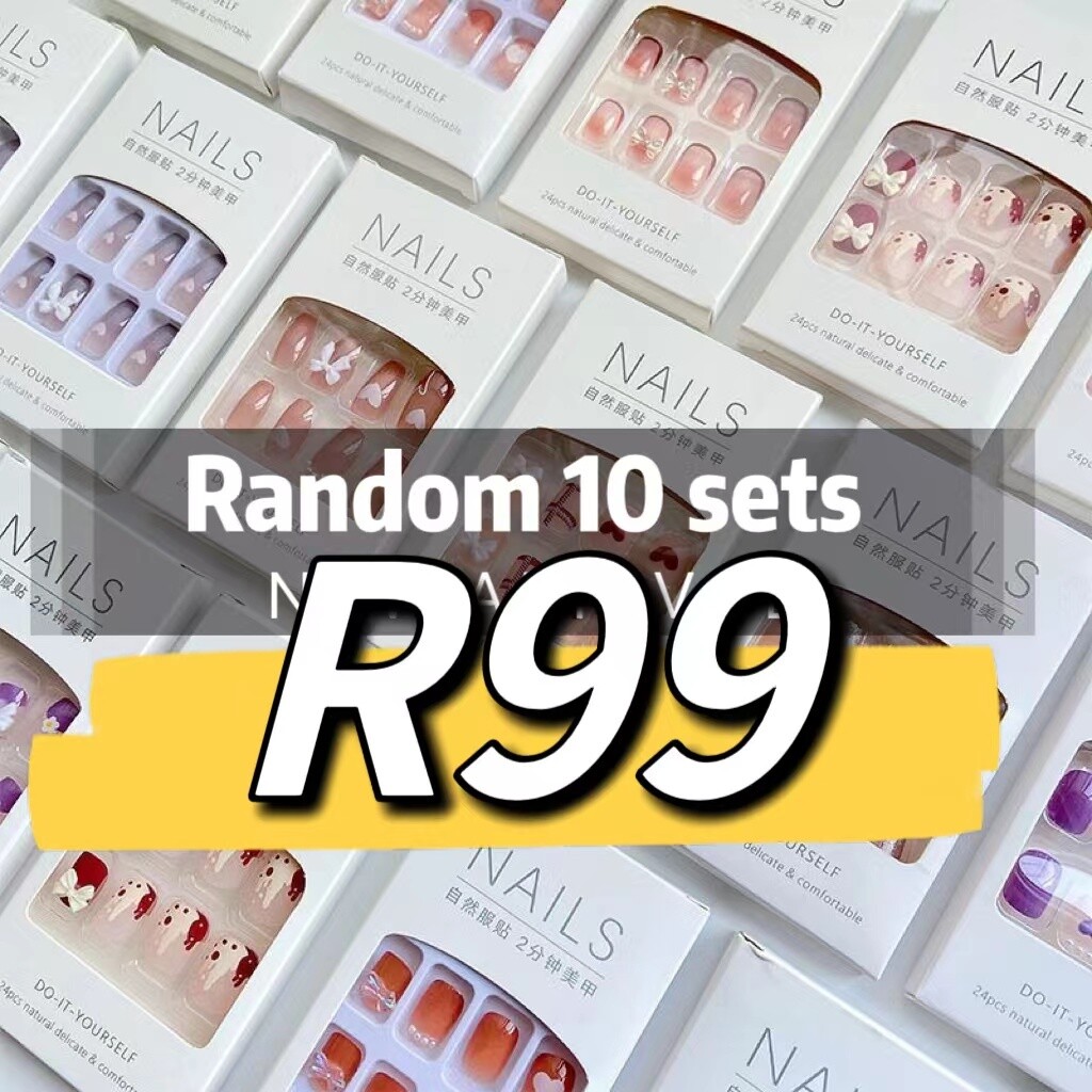 Clearance Sale - Press On Nail 10 For R99 ( different Styles )