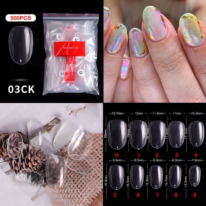 03# Nail Tips ( 500pcs/Packet )