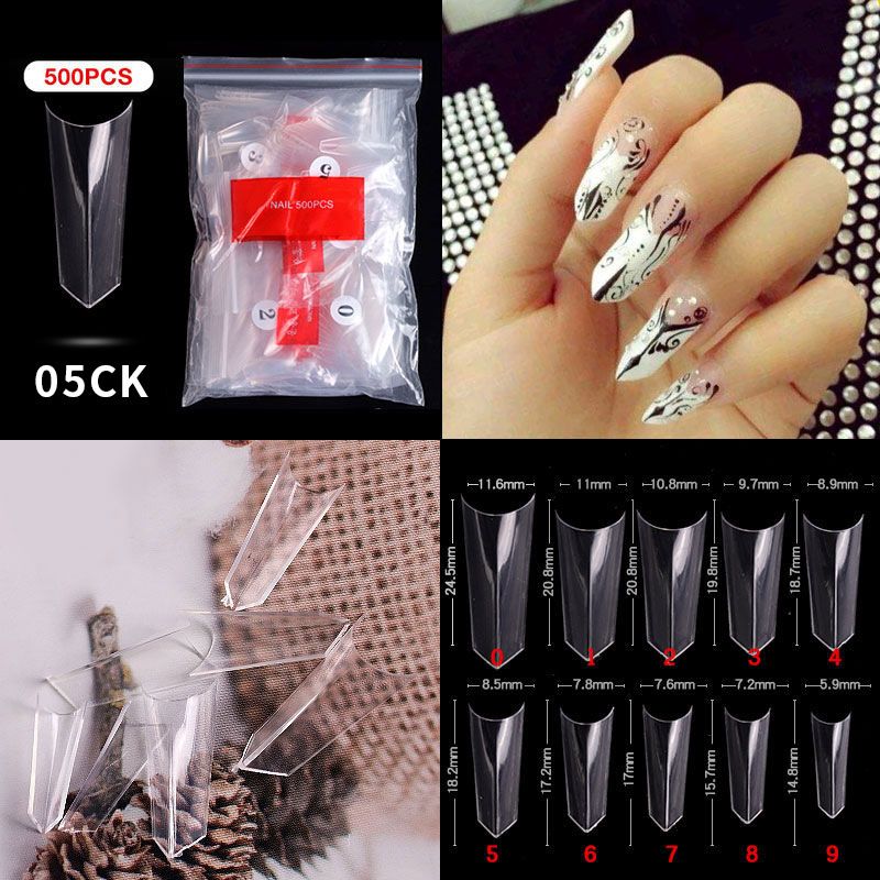 05# Nail Tips ( 500pcs/Packet )