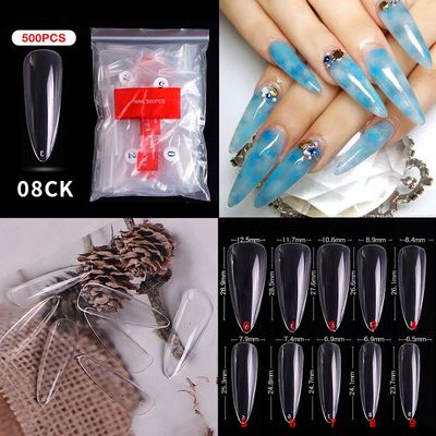 08# Nail Tips ( 500pcs/Packet )