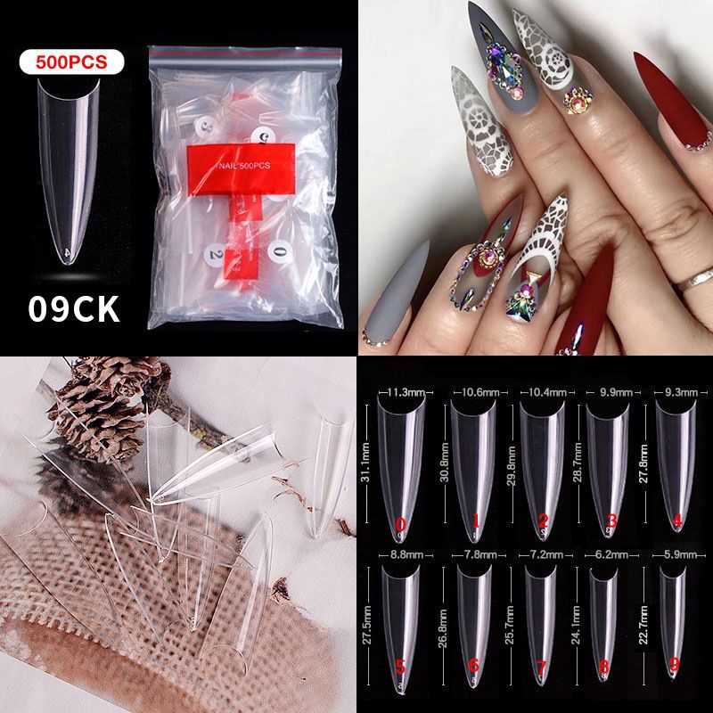 09# Nail Tips ( 500pcs/Packet )