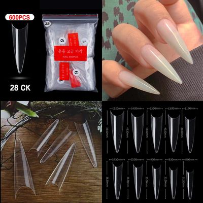 28# Nail Tips ( 500pcs/Packet )