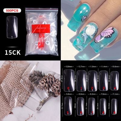 15# Nail Tips ( 500pcs/Packet )