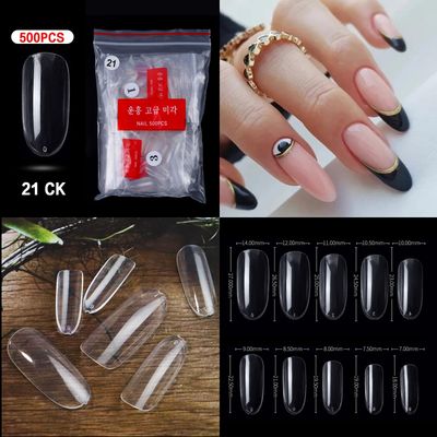 21# Nail Tips ( 500pcs/Packet )