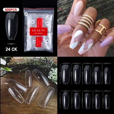 24# Oval Nail Tips ( 500pcs/Packet )