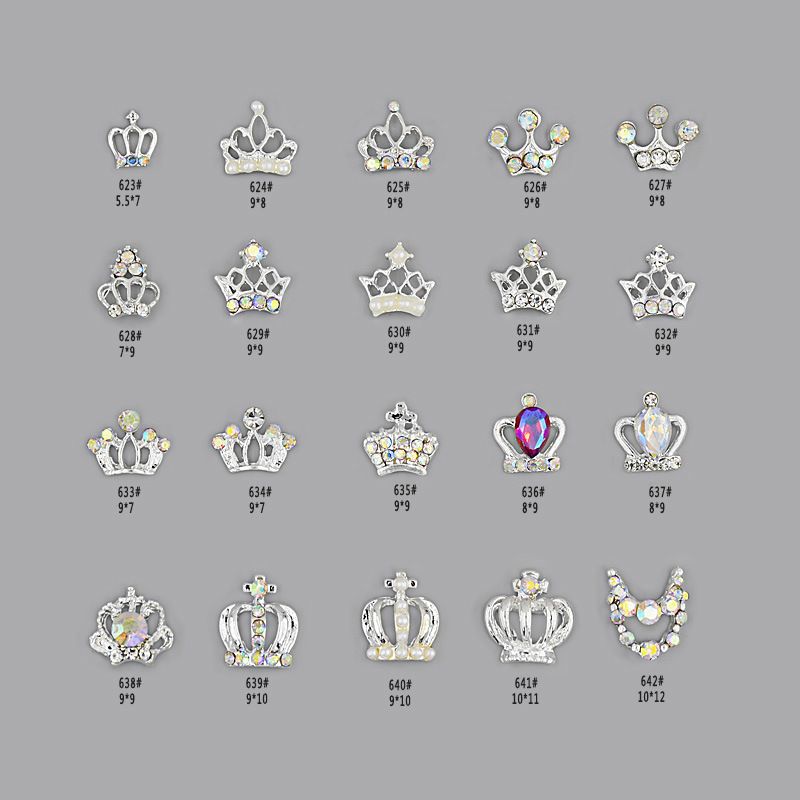 Crown Nail Art 5pcs