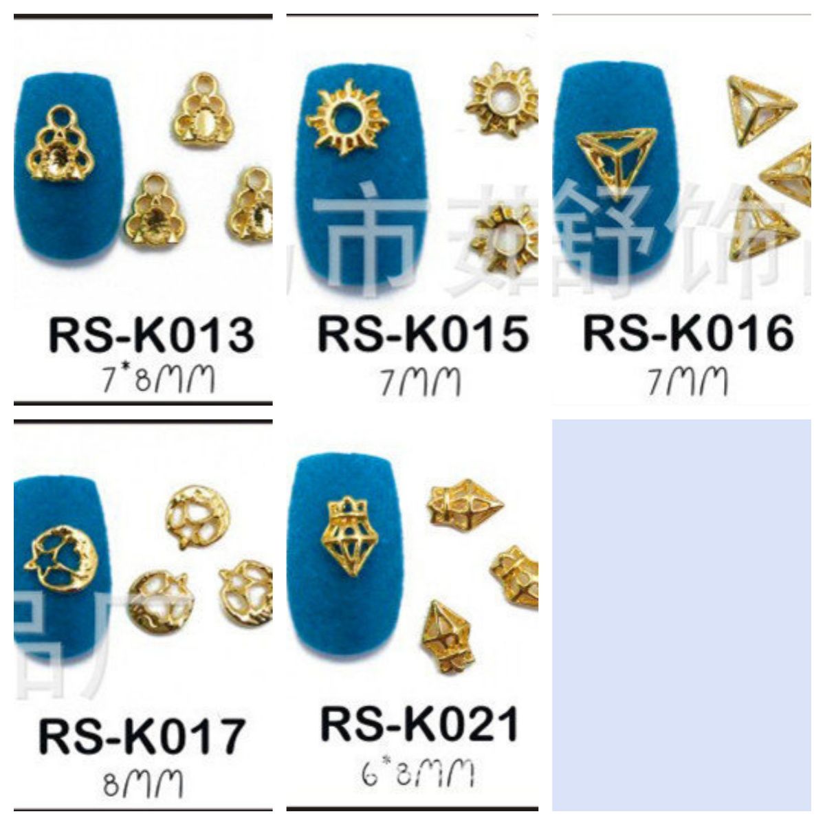 Clearance Sale - Nail Jewelry RS-K 10pcs ( Buy One Get One For FREE )