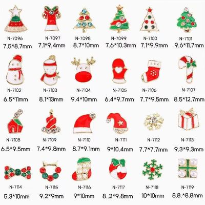 Christmas Rhinestone 2pcs