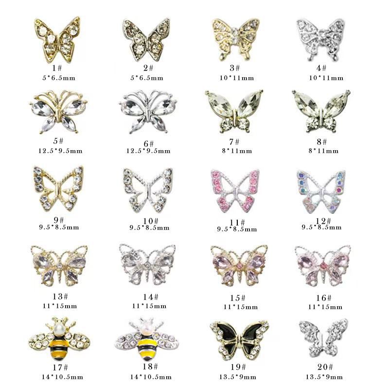 BT-01 Alloy Butterfly 2pcs