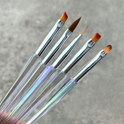 5pcs Manicure Brush ( Acrylic/Gel/Striping)