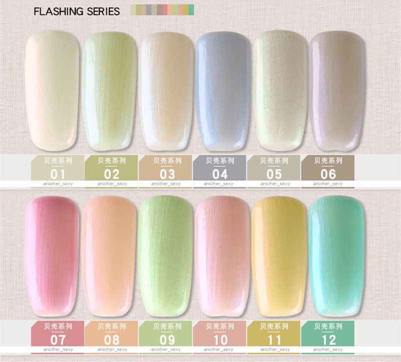 Crazy Promotion - AS 15ml Gel Polish 12 Colours/Set R350 - Shell Set