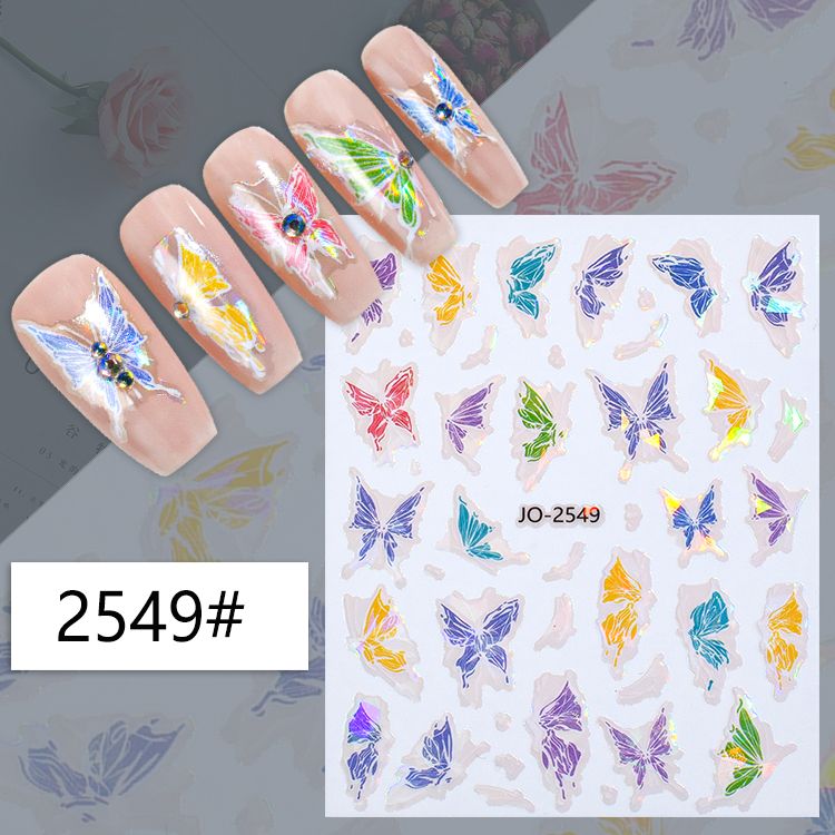 Nail Sticker - JO2549 butterfly