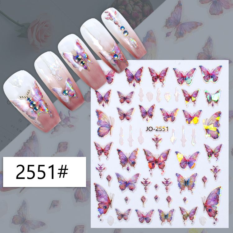 Nail Sticker - JO2551 butterfly