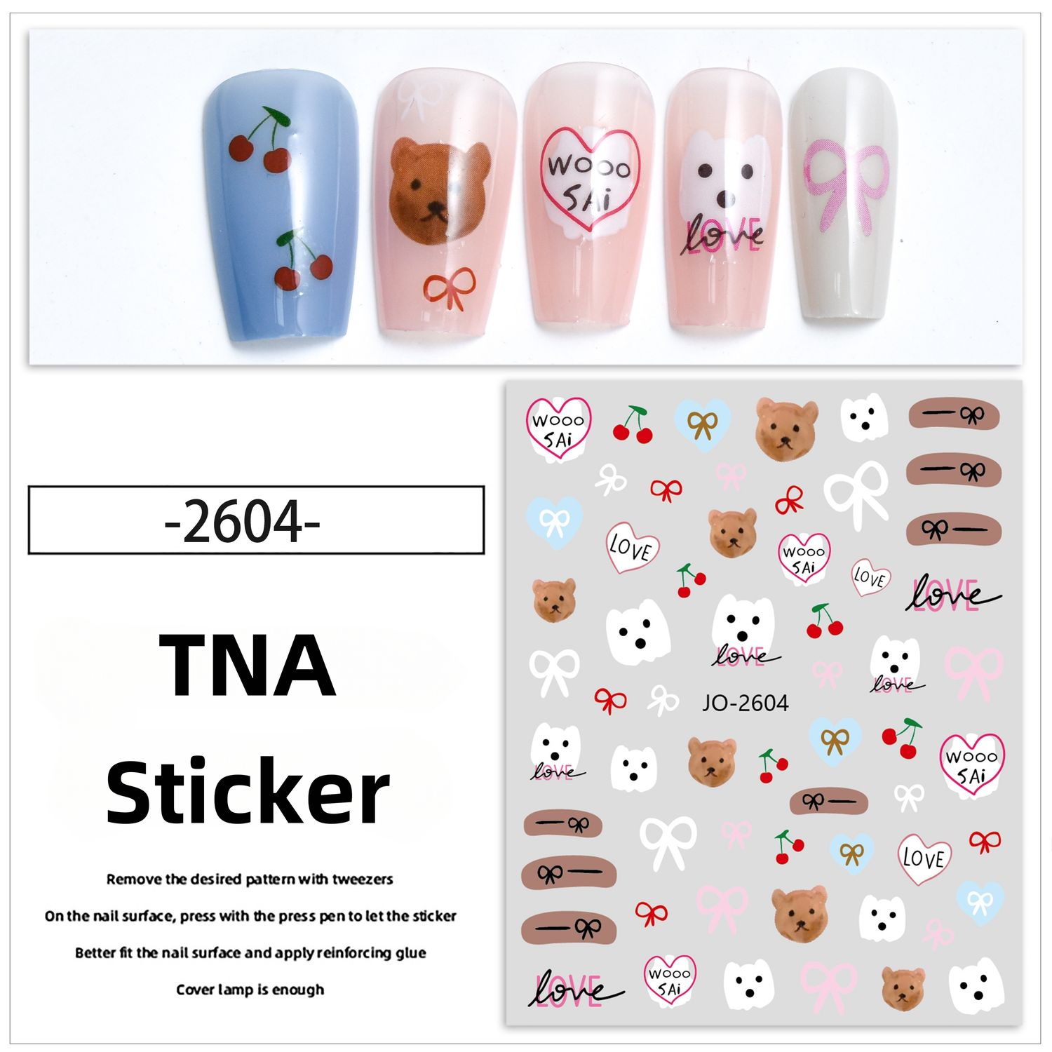 Nail Sticker - JO2604 cartoon
