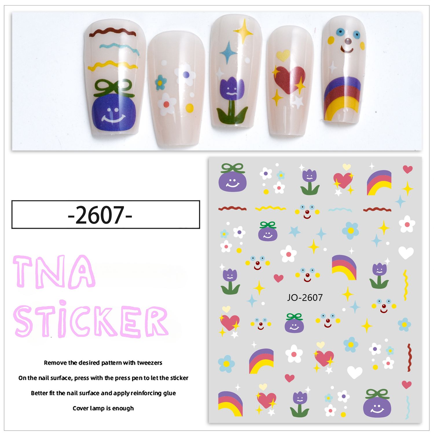 Nail Sticker - JO2607 cartoon