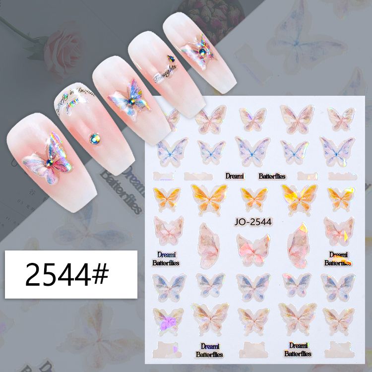 Nail Sticker - JO2544 butterfly