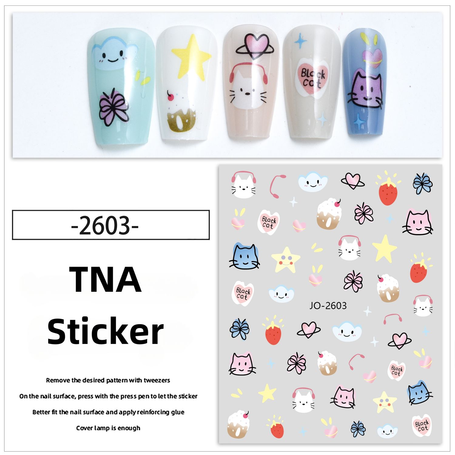 Nail Sticker - JO2603 cartoon