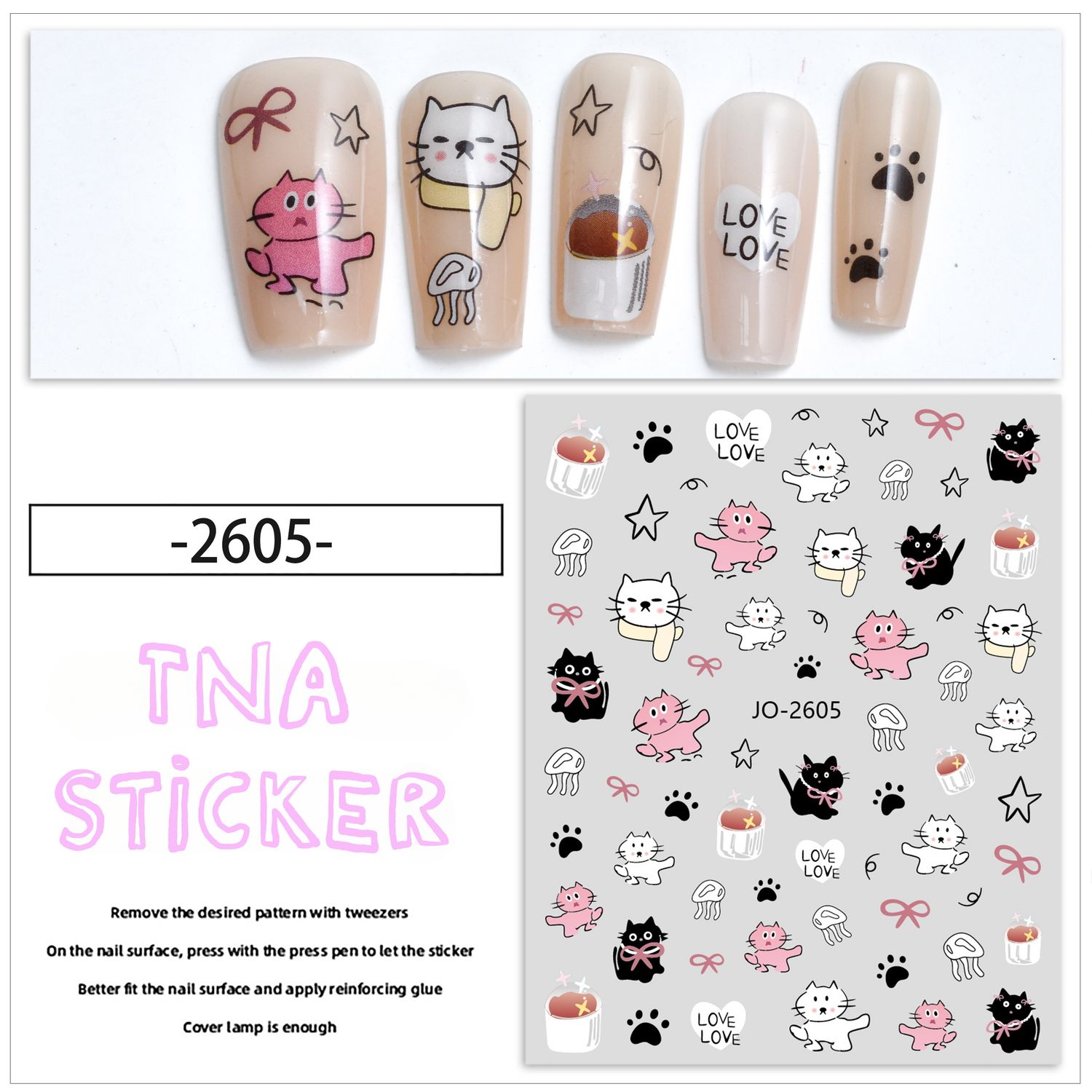 Nail Sticker - JO2605 cartoon