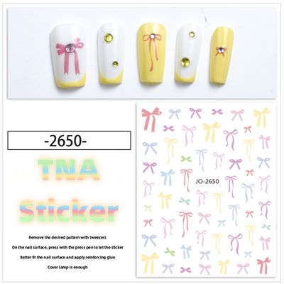 Nail Sticker - JO2650 bowtie