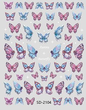 3D relief - style nail sticker - SD2104