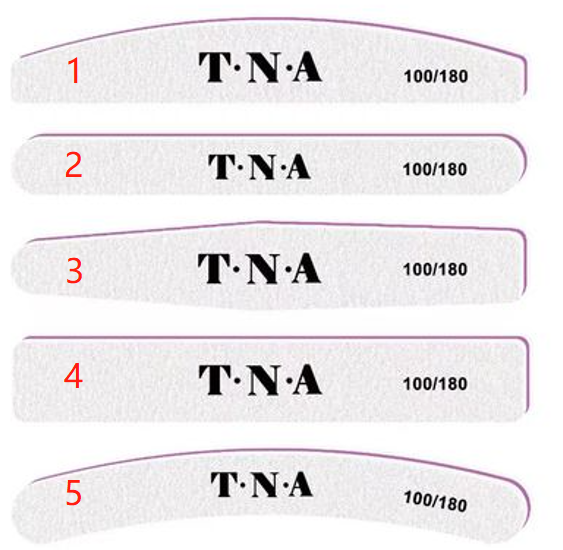 TNA Grey Filer 100/180 25pcs
