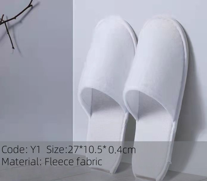 Disposable Non-woven slipper white