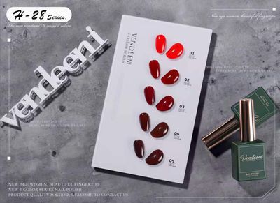 Crazy Promotion - Vendeeni UV/LED Gel Polish 15ml H28 - 5pcs/Set R120!! WITH COLOUR CHART!!
