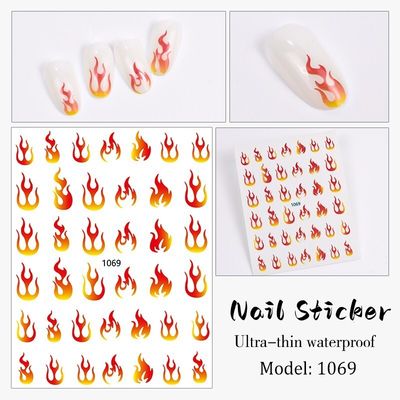 Nail Sticker - JO1069 Flame