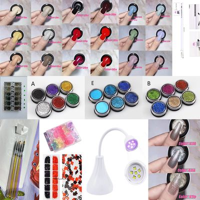 Clearance Sale - 8ml Solid Cream Gel Pot*20 Colours ( Random), Rose LED&UV Lamp 18W, Rhinstone,Fine glitter 6pcs*3,Foil paper, Nail Brush 6pcs.Gel Brush,play card nail art. ( 29pcs Set ) R399 Clearance Sale - 8ml Solid Cream Gel Pot*20 Colours ( Random), Rose LED&UV Lamp 18W, Rhinstone,Fine glitter 6pcs*3,Foil paper, Nail Brush 6pcs.Gel Brush,play card nail art. ( 29pcs Set ) R399