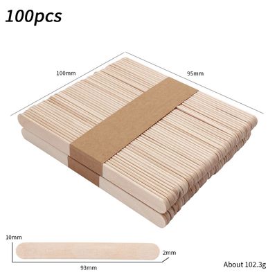 Disposable wooden waxing scraping sticks 100pcs 93*10mm