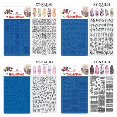 XY-Nail Stamping Plate 9.5*14.5cm - 16 styles