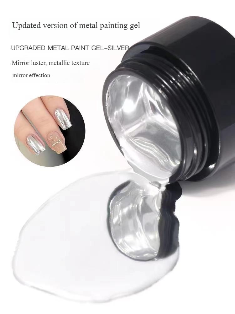 Metal Silver Gel
