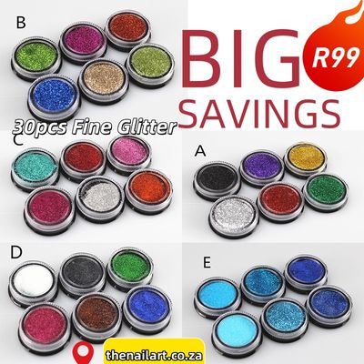 30pcs fine glitter R99