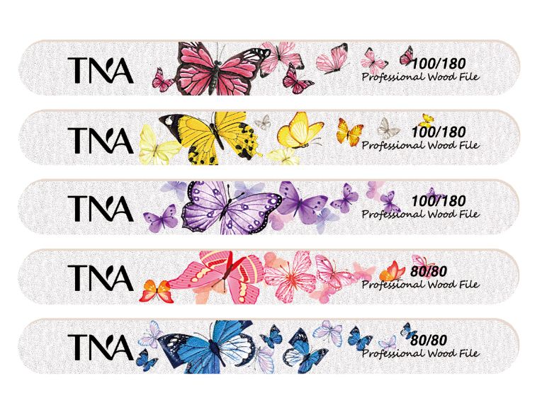 TNA Butterfly Wooden Nail Filer 50pcs - TD1159
