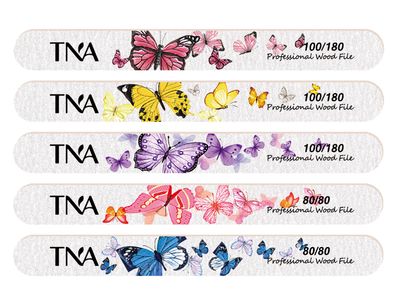 TNA Butterfly Wooden Nail Filer 50pcs - TD1159